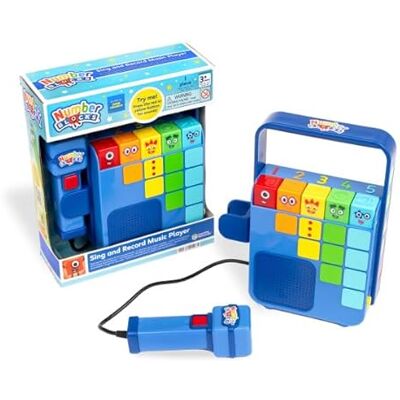 Learning Resources Numberblocks Muziekspeler met opnamefunctie, vanaf 3 jaar, educatief speelgoed met microfoon, bevordert het begrijpen van cijfers, tellen, Learning Resources Numberblocks Muziekspeler met opnamefunctie, vanaf 3 jaar, educatief speelgoed met microfoon, bevordert het begrijpen van cijfers, tellen,