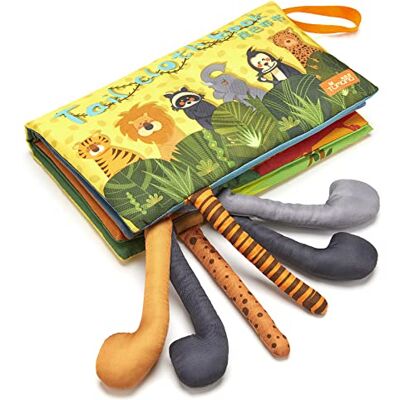 TUMAMA KIDS Stoffen boeken, sensorisch boek zacht speelgoed 3D jungle Babyspeelgoed, 0-3-6-12-18 maanden, interactief speelgoed voor kinderwagen, cadeau voor pasgeborenen voor jongens en meisjes TUMAMA KIDS Stoffen boeken, sensorisch boek zacht speelgoed 3D jungle Babyspeelgoed, 0-3-6-12-18 maanden, interactief speelgoed voor kinderwagen, cadeau voor pasgeborenen voor jongens en meisjes