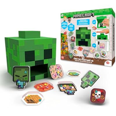 Bizak Maak je Minecraft 3D-stickers, grappige machine om videogame-stickers te maken, edelsteenfiguren, cadeau voor meisjes en jongens vanaf 6 jaar, (63334320) Bizak Maak je Minecraft 3D-stickers, grappige machine om videogame-stickers te maken, edelsteenfiguren, cadeau voor meisjes en jongens vanaf 6 jaar, (63334320)