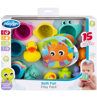 Playgro Badspeelgoed cadeauset 15 stuks. Playgro Badspeelgoed cadeauset 15 stuks.