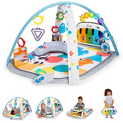 Baby Einstein , Kickin' Tunes Muziekmat voor baby's, 4-in-1, met piano, 70+ geluiden, 25+ minuten muziek en verlichting, jucheboog, 7 afneembaar activiteitsspeelgoed, 4 talen, vanaf de geboorte Baby Einstein , Kickin' Tunes Muziekmat voor baby's, 4-in-1, met piano, 70+ geluiden, 25+ minuten muziek en verlichting, jucheboog, 7 afneembaar activiteitsspeelgoed, 4 talen, vanaf de geboorte