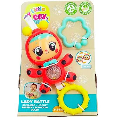 Cry Babies My Little Lady's Rammelaar Ontdek het heerlijke interactieve spel Aanbevolen leeftijd: 3-24 maanden. Een perfecte speelkameraad voor de vroege kindertijd Cry Babies My Little Lady's Rammelaar Ontdek het heerlijke interactieve spel Aanbevolen leeftijd: 3-24 maanden. Een perfecte speelkameraad voor de vroege kindertijd