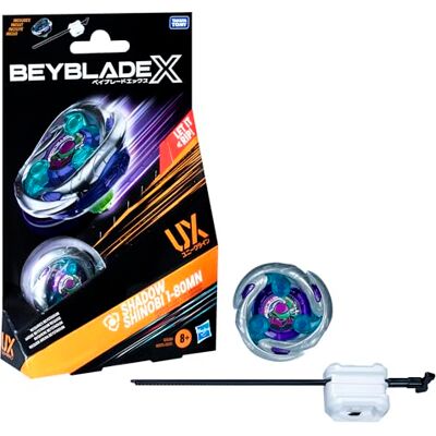 Hasbro Beyblade X Starter Pack Shadow Shinobi 1-80MN UX met tol en launcher Hasbro Beyblade X Starter Pack Shadow Shinobi 1-80MN UX met tol en launcher