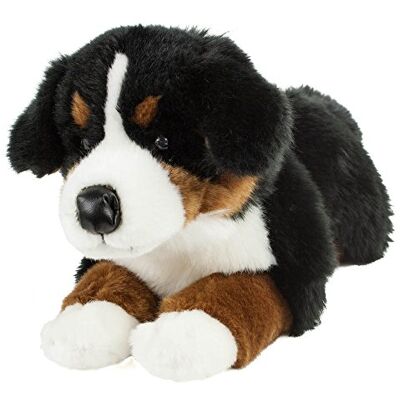 Teddys Rothenburg Knuffel Berner Sennenhond, 45 cm, liggend, bruin/zwart/wit, Uni-Toys Teddys Rothenburg Knuffel Berner Sennenhond, 45 cm, liggend, bruin/zwart/wit, Uni-Toys