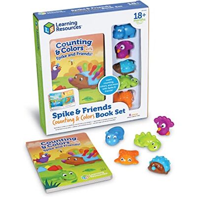 Learning Resources Spike & Friends Tellen en Kleuren Boek Speelgoed 6-delige set Learning Resources Spike & Friends Tellen en Kleuren Boek Speelgoed 6-delige set