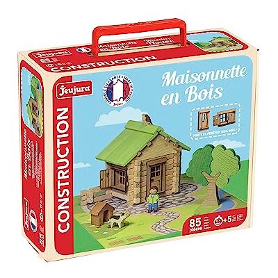 Jeujura 8095 HOUTEN HUIS 85 STUKS Jeujura 8095 HOUTEN HUIS 85 STUKS