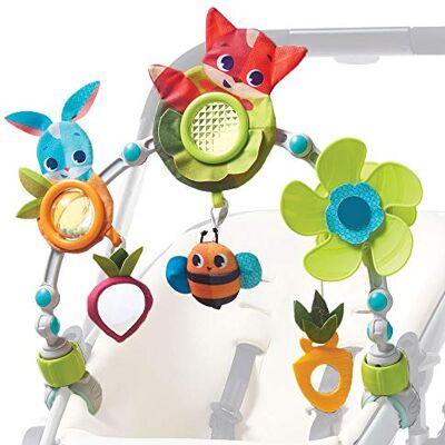 Tiny Love Sunny Stroll Speelboog met rammelaars, vanaf de geboorte, universele bevestigingsclips, compatibel met alle kinderwagens of buggy‘s, collectie Meadow Days Tiny Love Sunny Stroll Speelboog met rammelaars, vanaf de geboorte, universele bevestigingsclips, compatibel met alle kinderwagens of buggy‘s, collectie Meadow Days