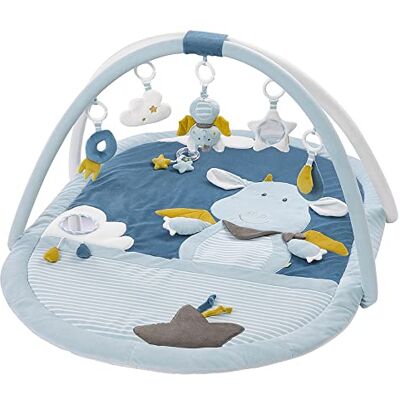 Fehn Little Castle 065091 3D-activiteitenmat, bos, speelboog, met 5 afneembare speeltjes, voor baby's, spel en plezier vanaf de geboorte, afmetingen: 85 x 110 cm. Fehn Little Castle 065091 3D-activiteitenmat, bos, speelboog, met 5 afneembare speeltjes, voor baby's, spel en plezier vanaf de geboorte, afmetingen: 85 x 110 cm.