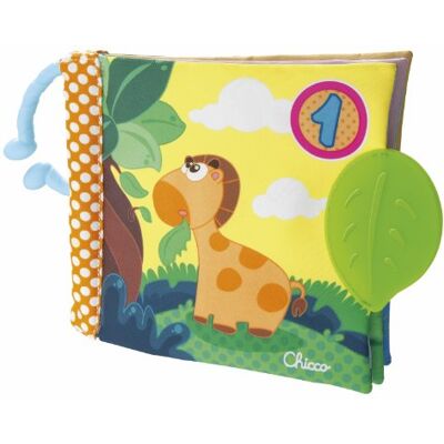 Chicco 123 Babyboek, Sensorisch Baby Speelgoedboek met Hangende Bijtspeeltjes, Kinderboek van Zacht Stof met veel Activiteiten Baby en Peuter- Speelgoed voor Kinderen van 3 Maanden 2 Jaar Chicco 123 Babyboek, Sensorisch Baby Speelgoedboek met Hangende Bijtspeeltjes, Kinderboek van Zacht Stof met veel Activiteiten Baby en Peuter- Speelgoed voor Kinderen van 3 Maanden 2 Jaar