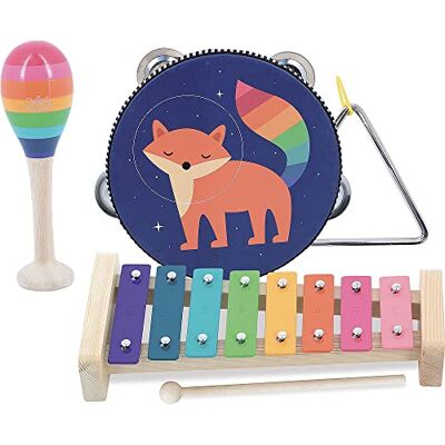 Vilac Muziekset, regenboog, Andy Westface, 7409, vos Vilac Muziekset, regenboog, Andy Westface, 7409, vos