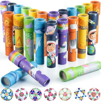iKeelo 24 stuks caleidoscopen voor kinderen, verjaardagscadeaus voor kinderen, cadeau voor educatieve caleidoscoop, klassiek, retro, voor Kerstmis, school- en klasprijs iKeelo 24 stuks caleidoscopen voor kinderen, verjaardagscadeaus voor kinderen, cadeau voor educatieve caleidoscoop, klassiek, retro, voor Kerstmis, school- en klasprijs