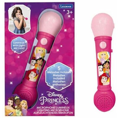 Lexibook , MIC80DPLXB Microphone lumineux avec mélodies et effets sonores Rose Lexibook , MIC80DPLXB Microphone lumineux avec mélodies et effets sonores Rose