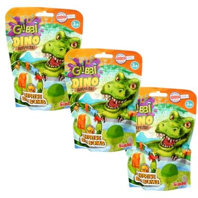Simba Glibbi Dino Surprise badbommen set van 3 willekeurig geassorteerde badspeelgoed vanaf 3 jaar Simba Glibbi Dino Surprise badbommen set van 3 willekeurig geassorteerde badspeelgoed vanaf 3 jaar