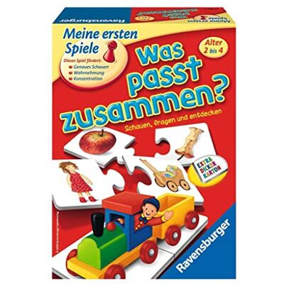 Ravensburger : Wat Hoort Bij Elkaar? Kijk, Vraag En Ontdek, Vanaf 2 Jaar Ravensburger : Wat Hoort Bij Elkaar? Kijk, Vraag En Ontdek, Vanaf 2 Jaar