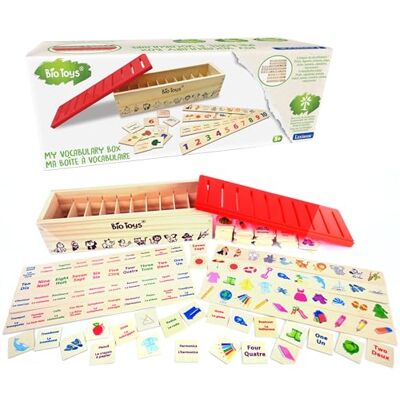Lexibook , Bio Toys, Woordenschat sorteerdoos van hout EN/FR EDU250i1 Lexibook , Bio Toys, Woordenschat sorteerdoos van hout EN/FR EDU250i1