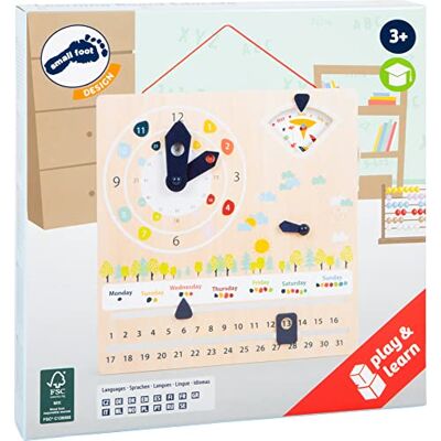 small foot 11625 Board Educate Gemaakt van FSC-gecertificeerd hout, leertijd, weer, dagen en nog veel meer, leeftijd 3+ speelgoed small foot 11625 Board Educate Gemaakt van FSC-gecertificeerd hout, leertijd, weer, dagen en nog veel meer, leeftijd 3+ speelgoed