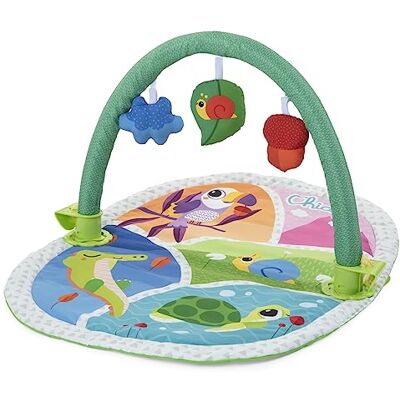 Chicco Next2Me 3-in-1 Babygym Zacht Gewatteerd Speelkleed Afneembare Speelboog Met 2 Hangers & 1 Rammelaar Inclusief Bedpaneel 0+ Maanden Kleurrijk 80 x 60 cm Chicco Next2Me 3-in-1 Babygym Zacht Gewatteerd Speelkleed Afneembare Speelboog Met 2 Hangers & 1 Rammelaar Inclusief Bedpaneel 0+ Maanden Kleurrijk 80 x 60 cm