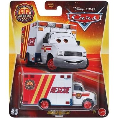 Mattel Cars Radiator Springs Race and Rescue 2025 Die-gegoten voertuigen in schaal 1:55 (Ambulance Morgan Martins) Mattel Cars Radiator Springs Race and Rescue 2025 Die-gegoten voertuigen in schaal 1:55 (Ambulance Morgan Martins)