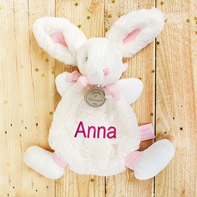 DOUDOU ET COMPAGNIE – PARIS – Doudou et Compagnie knuffeldier konijn – 26 cm – roze – Lapin Bonbon – DC2122 DOUDOU ET COMPAGNIE – PARIS – Doudou et Compagnie knuffeldier konijn – 26 cm – roze – Lapin Bonbon – DC2122