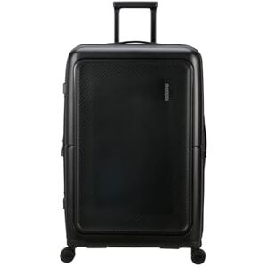 American Tourister Uittrekbare trolley L met 4 zwenkwielen en geïntegreerde sluiting met 3-cijferige combinatie met TSA-functie, groot hoofdvak, riemen, zwart., Rekbaar American Tourister Uittrekbare trolley L met 4 zwenkwielen en geïntegreerde sluiting met 3-cijferige combinatie met TSA-functie, groot hoofdvak, riemen, zwart., Rekbaar