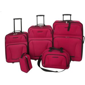 vidaXL koffers kofferset trolley koffer, Rood, draagtas vidaXL koffers kofferset trolley koffer, Rood, draagtas