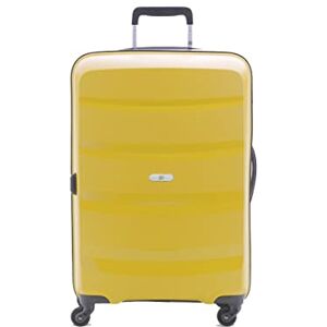 BIBA Reiskoffer type trolley, Carri G CR20 cabinekoffer, trolleyhandvat, ritssluiting, polypropyleen, Citroengras, Koffers en trolleys BIBA Reiskoffer type trolley, Carri G CR20 cabinekoffer, trolleyhandvat, ritssluiting, polypropyleen, Citroengras, Koffers en trolleys