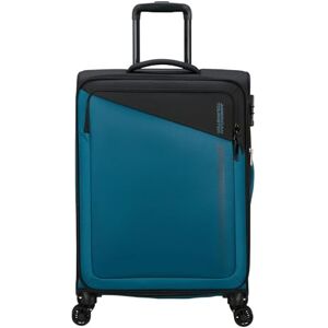 American Tourister Daring Dash Spinner M, uittrekbare koffer, 66,5 cm, 67/75 l, zwart/blauw (zwart/blauw) American Tourister Daring Dash Spinner M, uittrekbare koffer, 66,5 cm, 67/75 l, zwart/blauw (zwart/blauw)