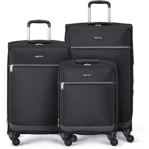 Basics Trolley op wielen, zwart., 3-delige set Basics Trolley op wielen, zwart., 3-delige set