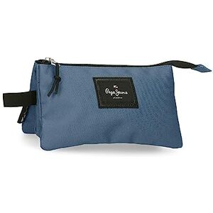 Pepe Jeans Aris Pennenetui, drievoudig, eenheidsmaat, Blauw, Drievoudig etui Pepe Jeans Aris Pennenetui, drievoudig, eenheidsmaat, Blauw, Drievoudig etui