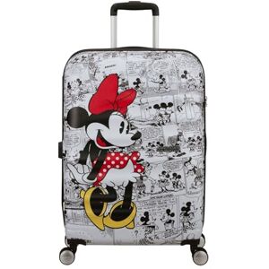 American Tourister Wavebreaker Disney FL Spinner M, koffer, 67 cm, 64 L, meerkleurig (Minnie Comics White) American Tourister Wavebreaker Disney FL Spinner M, koffer, 67 cm, 64 L, meerkleurig (Minnie Comics White)