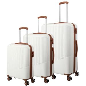 travelite Bali Harde koffer met 4 wielen, eenheidsmaat, cognac, trolleyset (L/M/S), hardcase-kofferset L/M/S travelite Bali Harde koffer met 4 wielen, eenheidsmaat, cognac, trolleyset (L/M/S), hardcase-kofferset L/M/S