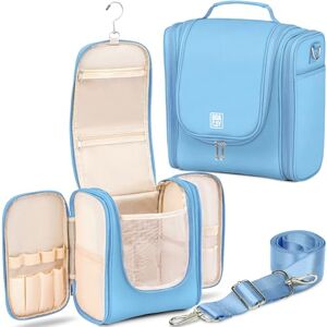 BOACAY Toilettas met grote capaciteit, dames, heren, kinderen, reistas, Baby Blauw, Toilettas BOACAY Toilettas met grote capaciteit, dames, heren, kinderen, reistas, Baby Blauw, Toilettas