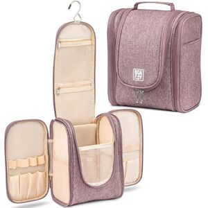 BOACAY Toilettas voor dames, heren, kinderen, reistas, cosmetica, Coffee With Milk Brown, Toilettas BOACAY Toilettas voor dames, heren, kinderen, reistas, cosmetica, Coffee With Milk Brown, Toilettas