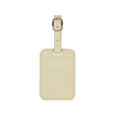 American Tourister Bagagelabels koffers en tassen, met verstelbare riem, adreskaart inbegrepen, set van 2 stuks, Kokoszand, Bagagehanger American Tourister Bagagelabels koffers en tassen, met verstelbare riem, adreskaart inbegrepen, set van 2 stuks, Kokoszand, Bagagehanger