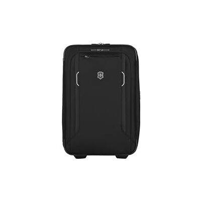 Victorinox Werks Traveler 6.0 Softside Carry-On, verticale handbagage met 2 wielen, dames/heren, 23 x 35 x 55 cm, zwart Victorinox Werks Traveler 6.0 Softside Carry-On, verticale handbagage met 2 wielen, dames/heren, 23 x 35 x 55 cm, zwart