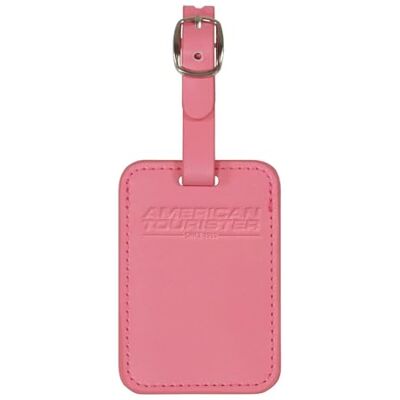 American Tourister Bagagelabels koffers en tassen, met verstelbare riem, adreskaart inbegrepen, set van 2 stuks, Pink Glitch, Bagagehanger American Tourister Bagagelabels koffers en tassen, met verstelbare riem, adreskaart inbegrepen, set van 2 stuks, Pink Glitch, Bagagehanger