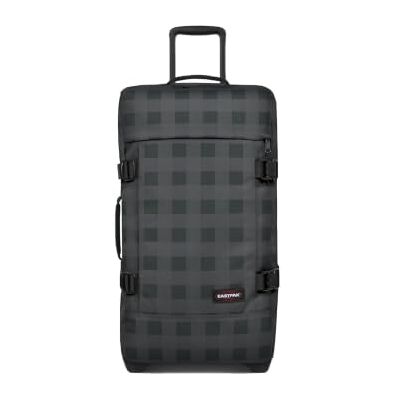 EASTPAK Tranverz M koffer middelgrote reiskoffer met TSA-slot, twee vakken en compressiebanden, inhoud 78 l, 67 x 35,5 x 30 cm, grijs (Checker Grey) EASTPAK Tranverz M koffer middelgrote reiskoffer met TSA-slot, twee vakken en compressiebanden, inhoud 78 l, 67 x 35,5 x 30 cm, grijs (Checker Grey)