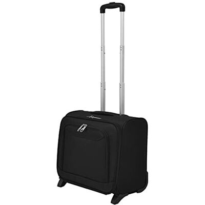 vidaXL Pilotenkoffer, zwart, cabinekoffer met wieltjes, reizen, vakantie vidaXL Pilotenkoffer, zwart, cabinekoffer met wieltjes, reizen, vakantie