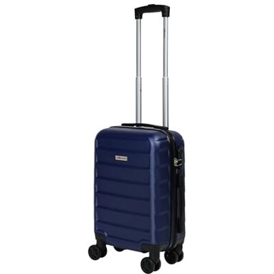 LEONARDO the brand with the elephant High Quality travel wear Since 1965 Leonardo Venice Cabine Koffer Harde koffer van 45 cm met dubbele wielen Trolley 30 liter met slot Lichtgewicht ABS-materiaal Reiskoffer voor 30 kg bagage Donkerblauwe cabin LEONARDO the brand with the elephant High Quality travel wear Since 1965 Leonardo Venice Cabine Koffer Harde koffer van 45 cm met dubbele wielen Trolley 30 liter met slot Lichtgewicht ABS-materiaal Reiskoffer voor 30 kg bagage Donkerblauwe cabin