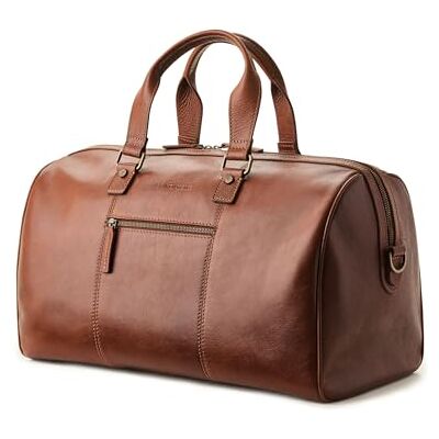 DRAKENSBERG Weekender DR00500 Romeo Luxe reistas en handbagage compatibel met IATA onboard 30 liter, bruin, kastanjebruin, één maat, reistas, Kastanjebruin, Reistas DRAKENSBERG Weekender DR00500 Romeo Luxe reistas en handbagage compatibel met IATA onboard 30 liter, bruin, kastanjebruin, één maat, reistas, Kastanjebruin, Reistas
