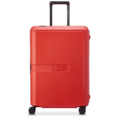 DELSEY PARIS x United Colors of Benetton Color Block Hardside harde koffer 66 cm x 46 cm x 28 cm 73 l L -, Rood, L DELSEY PARIS x United Colors of Benetton Color Block Hardside harde koffer 66 cm x 46 cm x 28 cm 73 l L -, Rood, L