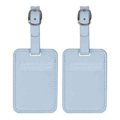 American Tourister Étiquettes à bagages Pour valises et sacs, avec sangle ajustable, carte d'adresse incluse, Lot de 2, Lavande digitale (Digital Lavender) American Tourister Étiquettes à bagages Pour valises et sacs, avec sangle ajustable, carte d'adresse incluse, Lot de 2, Lavande digitale (Digital Lavender)