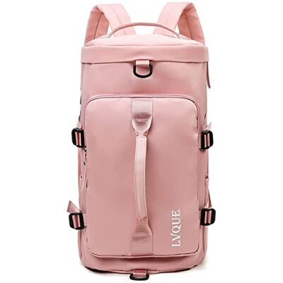 FANDARE Sporttas, sporttas, weekendtas voor dames en heren, sporttas, handtas, schoudertas voor training, gym zwemmen, ziekenhuis, schoudertas met schoenenvak, Lichtroze. FANDARE Sporttas, sporttas, weekendtas voor dames en heren, sporttas, handtas, schoudertas voor training, gym zwemmen, ziekenhuis, schoudertas met schoenenvak, Lichtroze.