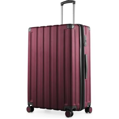 Hauptstadtkoffer Q-Damm 3-delige kofferset S M L cabine 54 cm medium 68 cm groot 78 cm TSA harde schaal ABS, Bourgondië, Koffer Hauptstadtkoffer Q-Damm 3-delige kofferset S M L cabine 54 cm medium 68 cm groot 78 cm TSA harde schaal ABS, Bourgondië, Koffer