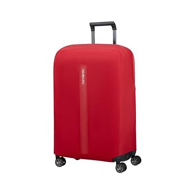 Samsonite TA Revolution Opvouwbare beschermhoes voor koffer, maat L, geschikt voor 75-79 cm, kofferbescherming, met reflecterend detail, zwart, rood, TA REVOLUTION Samsonite TA Revolution Opvouwbare beschermhoes voor koffer, maat L, geschikt voor 75-79 cm, kofferbescherming, met reflecterend detail, zwart, rood, TA REVOLUTION
