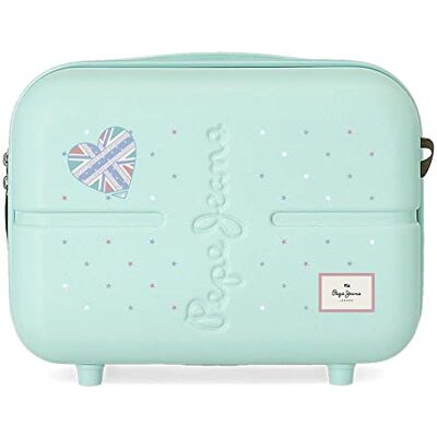 Pepe Jeans Nerea Toilettas met schouderriem, blauw, 29 x 21 x 15 cm, stijf ABS, 9,14 l, 2,52 kg, blauw, Neceser, aanpasbare tas met schouderriem, Blauw, Verstelbare tas met schouderriem Pepe Jeans Nerea Toilettas met schouderriem, blauw, 29 x 21 x 15 cm, stijf ABS, 9,14 l, 2,52 kg, blauw, Neceser, aanpasbare tas met schouderriem, Blauw, Verstelbare tas met schouderriem