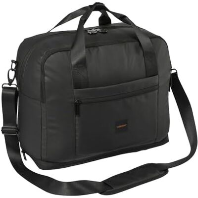 Cabin Max Gozo Uitschuifbare draagtas onder de cabinestoel, handbagage, nachttas, Ryanair, Wizzair, EasyJet, zwart, 28 l Cabin Max Gozo Uitschuifbare draagtas onder de cabinestoel, handbagage, nachttas, Ryanair, Wizzair, EasyJet, zwart, 28 l