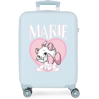 Disney Joumma Marie Valise de cabine rigide en ABS avec fermeture à combinaison latérale 34 l 2,6 kg 4 roues doubles 38 x 55 x 20 cm Disney Joumma Marie Valise de cabine rigide en ABS avec fermeture à combinaison latérale 34 l 2,6 kg 4 roues doubles 38 x 55 x 20 cm