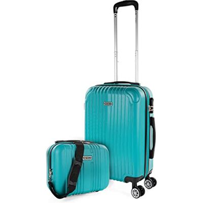 ITACA set van 3 trolley koffers, 50, 60 en 70 cm, van ABS, uitbreidbaar, hard, stevig en licht, telescopisch handvat 4 wielen, geïntegreerd slot, voordelig ITACA set van 3 trolley koffers, 50, 60 en 70 cm, van ABS, uitbreidbaar, hard, stevig en licht, telescopisch handvat 4 wielen, geïntegreerd slot, voordelig