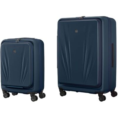 Wenger Ibex HS, Trunk hardcase, 4-wielige dubbele wielen, 84 (101) l, TSA-slot, vrouwen mannen, reisvakantie, Blauw, Hardside bagaż z możliwością rozszerzenia na kółkach Wenger Ibex HS, Trunk hardcase, 4-wielige dubbele wielen, 84 (101) l, TSA-slot, vrouwen mannen, reisvakantie, Blauw, Hardside bagaż z możliwością rozszerzenia na kółkach